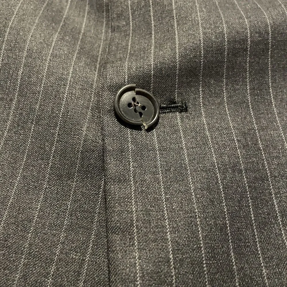 Brooks Brothers Pinstripe Wool Suit‎ Jacket Sport Coat Gray 44L Mens *READ*
